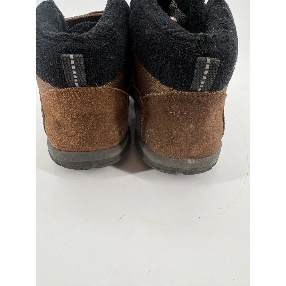 KEEN Winter Boots Size 7 Brown 1026737 Suede Faux Fur Insulated Hiking Shoes